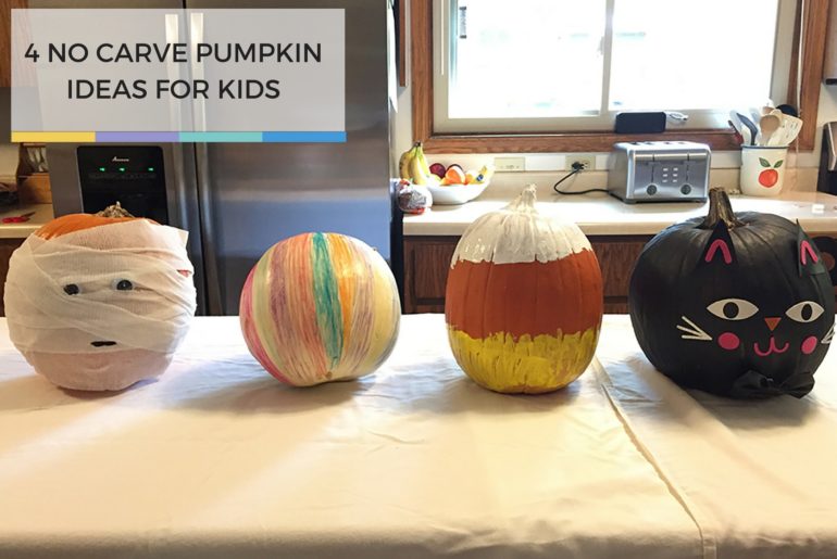 decorate pumpkins for kids