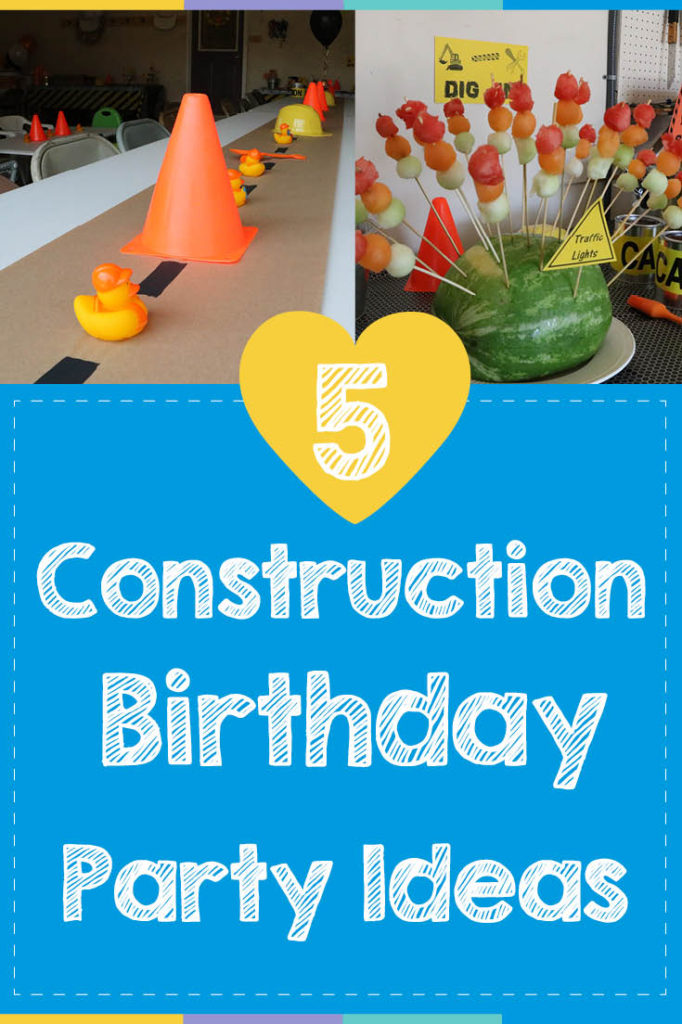 construction party ideas