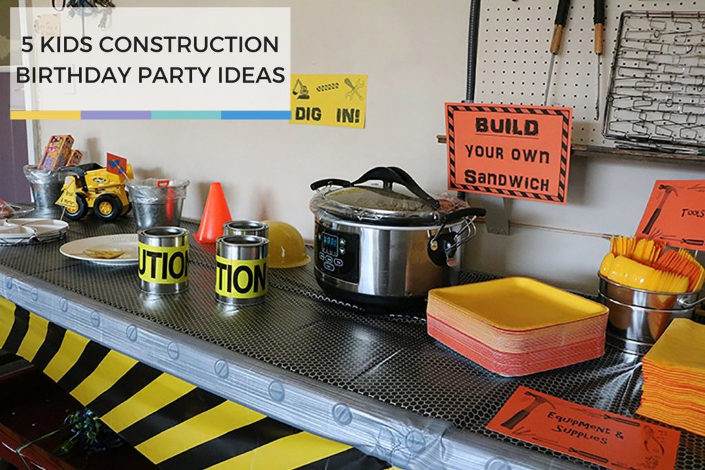 Signage for Construction Birthday Party